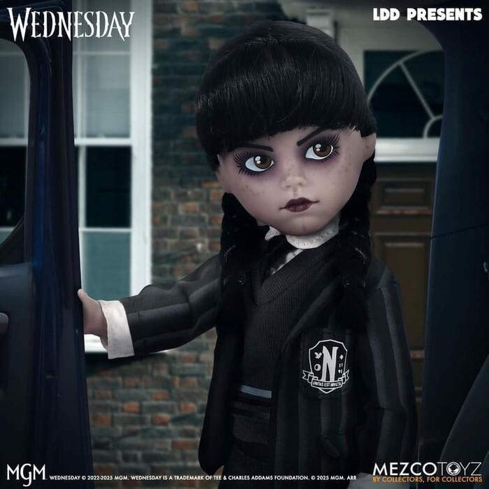 ADDAMS FAMILY - Wednesday Nevermore Academy Uniform Living Dead Dolls