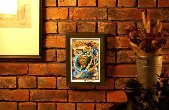 DRAGON BALL Z - Tamashii Art 3D Relief Picture Son Goku & Dragon