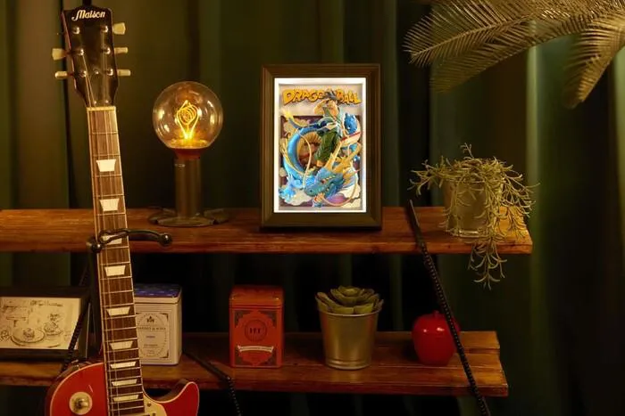 DRAGON BALL Z - Tamashii Art 3D Relief Picture Son Goku & Dragon