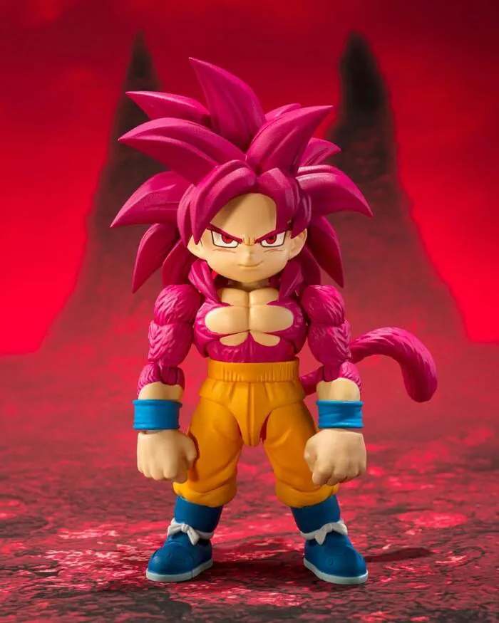 DRAGON BALL - Daima - Son Goku Super Saiyan Level 4 Mini S.H. Figuarts Action Figure