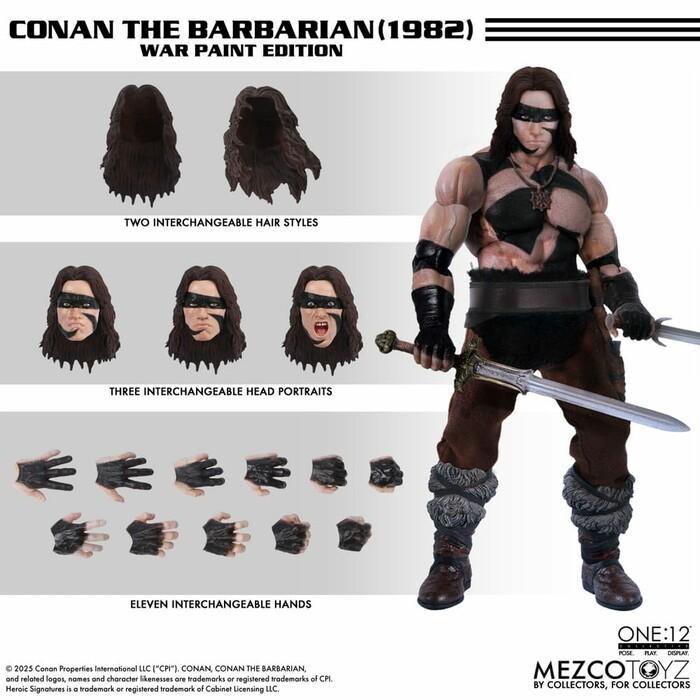 CONAN - The Barbarian 1982 - Conan Arnold Schwarzenegger 1/12 Action Figure