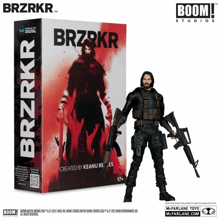 BRZRKR - Keanu Reeves Action Figure