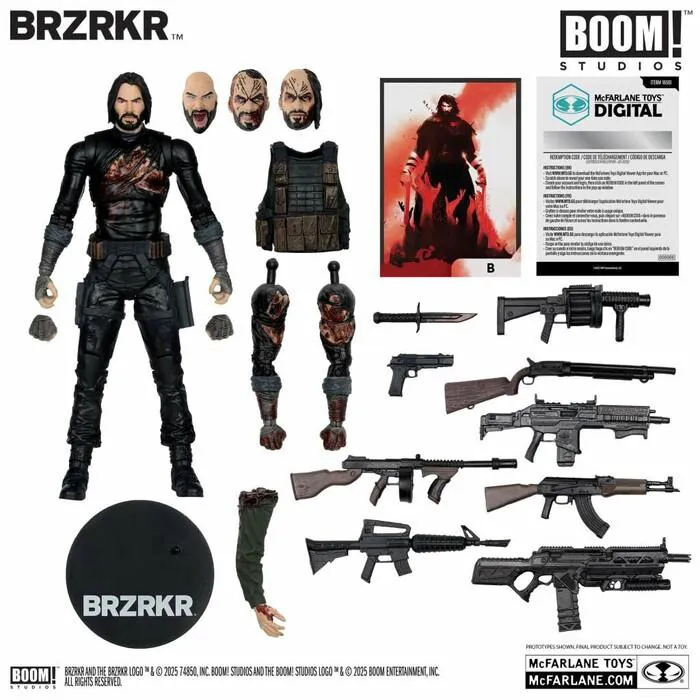 BRZRKR - Keanu Reeves Action Figure
