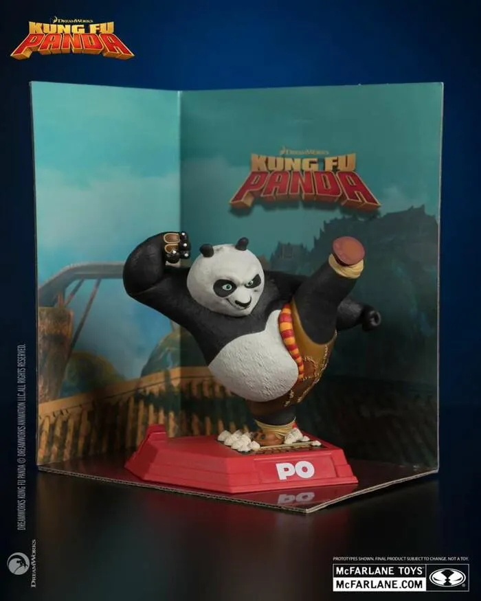 KUNG FU PANDA - Movie Maniacs - Po Action Figure