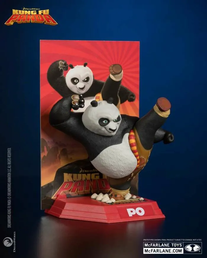 KUNG FU PANDA - Movie Maniacs - Po Action Figure