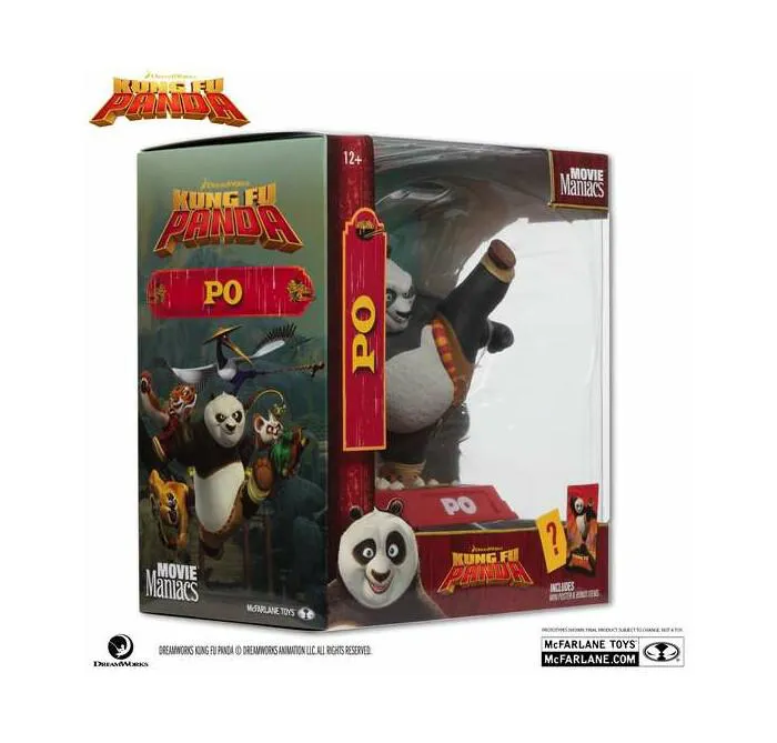 KUNG FU PANDA - Movie Maniacs - Po Action Figure