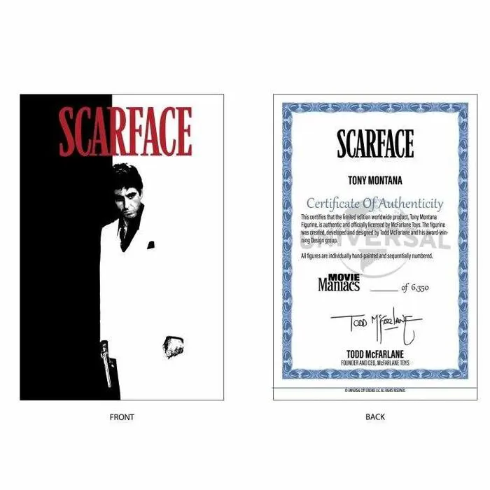 SCARFACE - Movie Maniacs - Tony Montana Action Figure