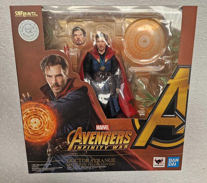 MARVEL - Avengers Infinity - Doctor Strange Battle on Titan Edition S.H. Figuarts Action Figure - Damaged Box