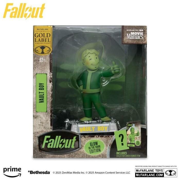 FALLOUT - Movie Maniacs - Vault Boy Glow in the Dark Action Figure
