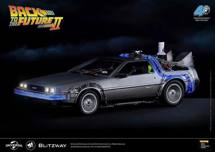 RITORNO AL FUTURO - Back to the Future II - DeLorean Time Machine 1/6 Premium UMS Vehicle