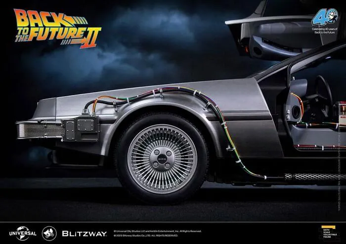 RITORNO AL FUTURO - Back to the Future II - DeLorean Time Machine 1/6 Premium UMS Vehicle