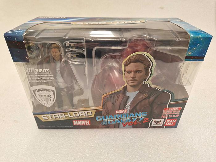 GUARDIANS OF THE GALAXY 2 - Star-Lord & Explosion Effect Set S.H. Figuarts Action Figure - Damaged Box
