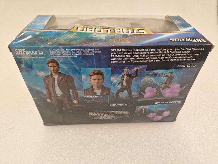 GUARDIANS OF THE GALAXY 2 - Star-Lord & Explosion Effect Set S.H. Figuarts Action Figure - Damaged Box