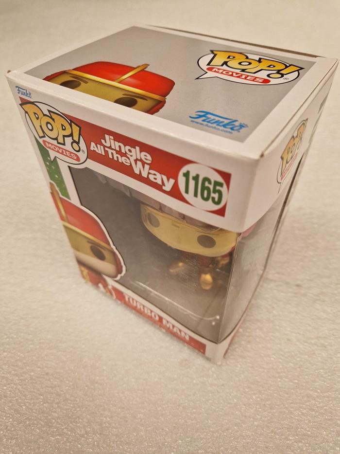POP! Movies #1165 - Jingle All the Way - Turbo Man Vinyl Figure - Damaged Box
