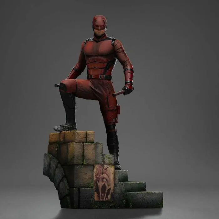 MARVEL - Daredevil Born Again - Daredevil 1/10 Art Scale Statue
