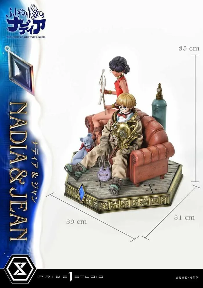 SECRET OF THE BLUE WATER - Concept Masterline Series - Nadia & Jean 1/6 Statue