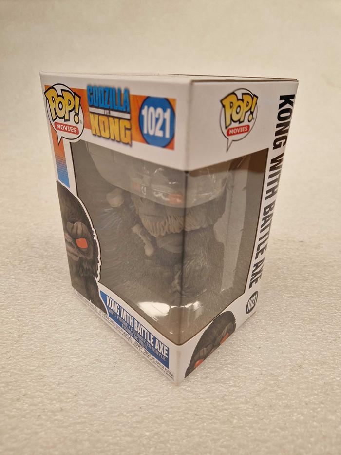 POP! Movies #1021 - Godzilla Vs Kong - King Kong with Axe Vinyl Figure - Damaged Box