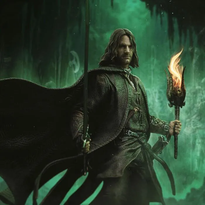 LORD OF THE RINGS - Aragorn Unleashed 1/10 Art Scale Statue