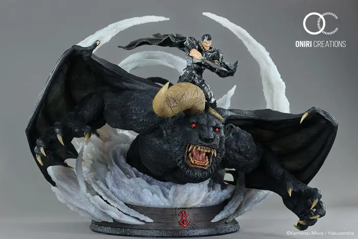 BERSERK - Guts & Zodd VS Ganishka Epic Diorama Polystone Statue