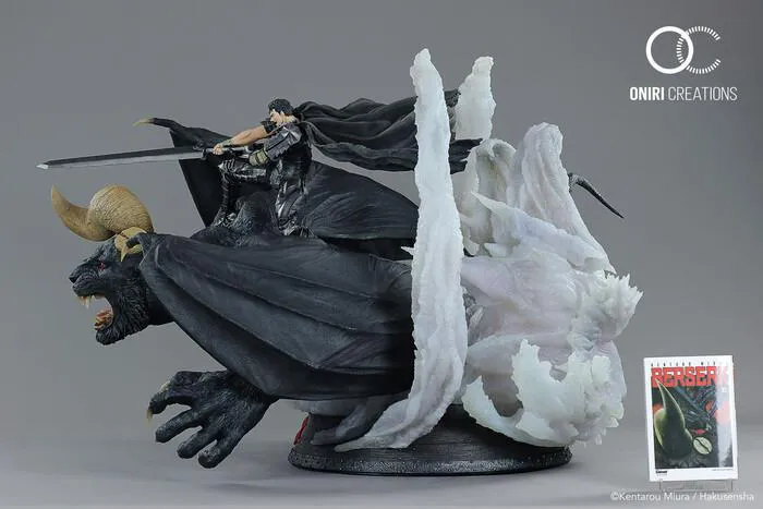 BERSERK - Guts & Zodd VS Ganishka Epic Diorama Polystone Statue