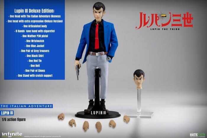 LUPIN III - L'avventura Italiana - Lupin 1/6 Action Figure 12" Deluxe Edition