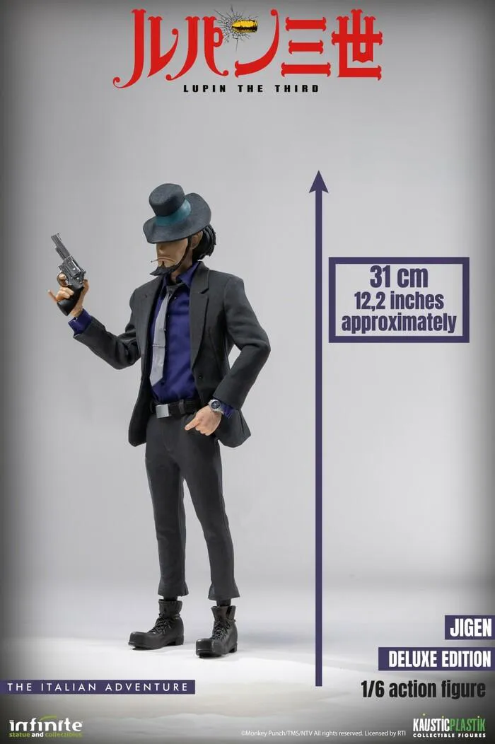 LUPIN III - L'avventura Italiana - Daisuke Jigen 1/6 Action Figure 12" Deluxe Edition