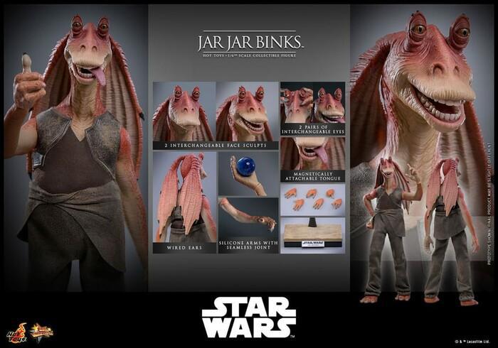 STAR WARS - Jar Jar Binks 1/6 Action Figure 12" MMS807