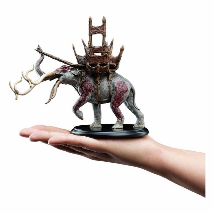 LORD OF THE RINGS - Mumak in Battle Mini Polystone Statue