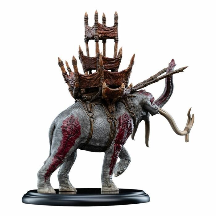 LORD OF THE RINGS - Mumak in Battle Mini Polystone Statue