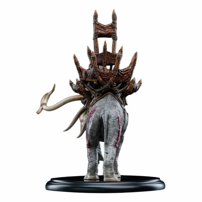 LORD OF THE RINGS - Mumak in Battle Mini Polystone Statue