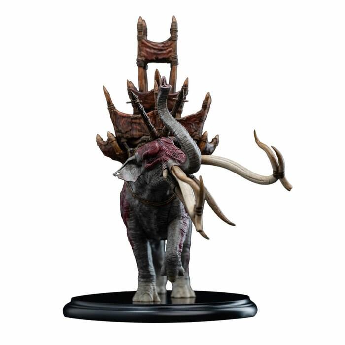 LORD OF THE RINGS - Mumak in Battle Mini Polystone Statue