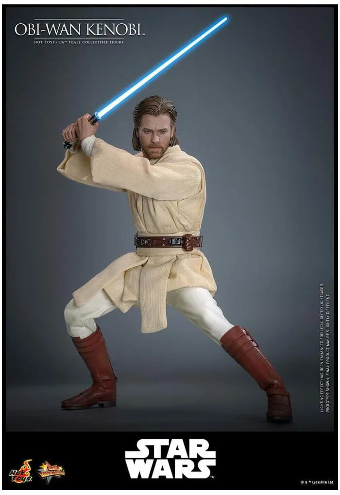 STAR WARS - Episode II - Attack of the Clones - Obi-Wan Kenobi 1/6 Action Figure 12" MMS808