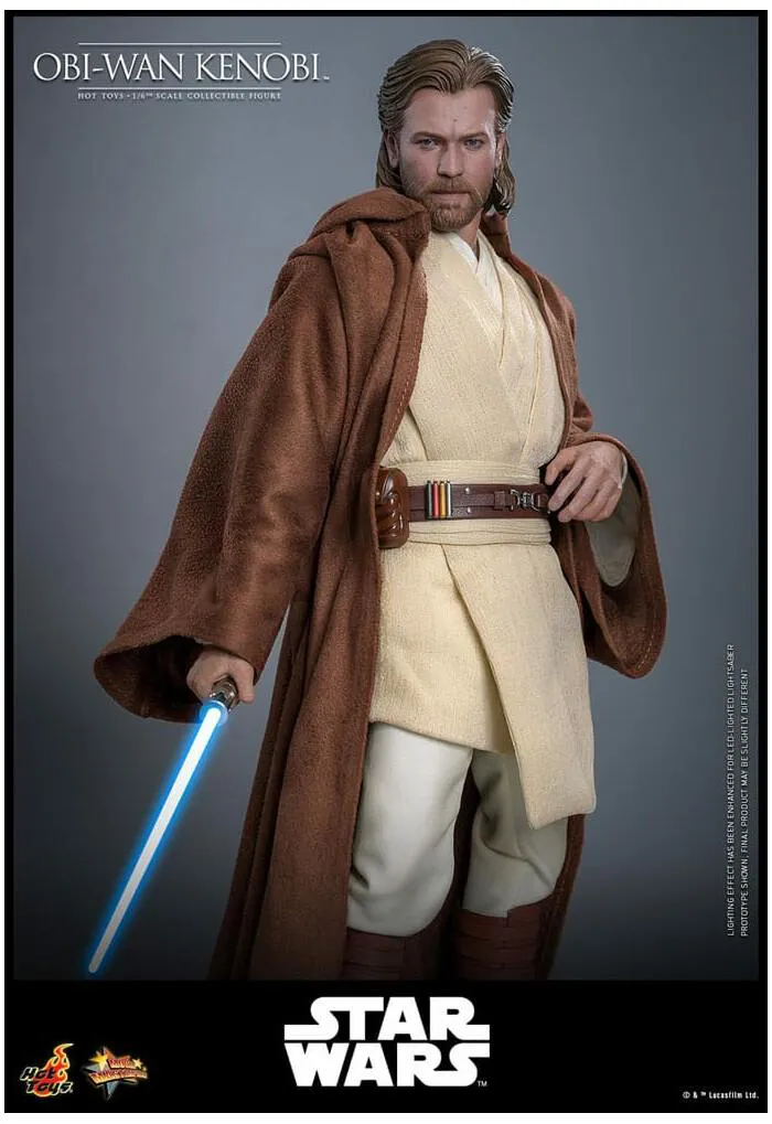 STAR WARS - Episode II - Attack of the Clones - Obi-Wan Kenobi 1/6 Action Figure 12" MMS808