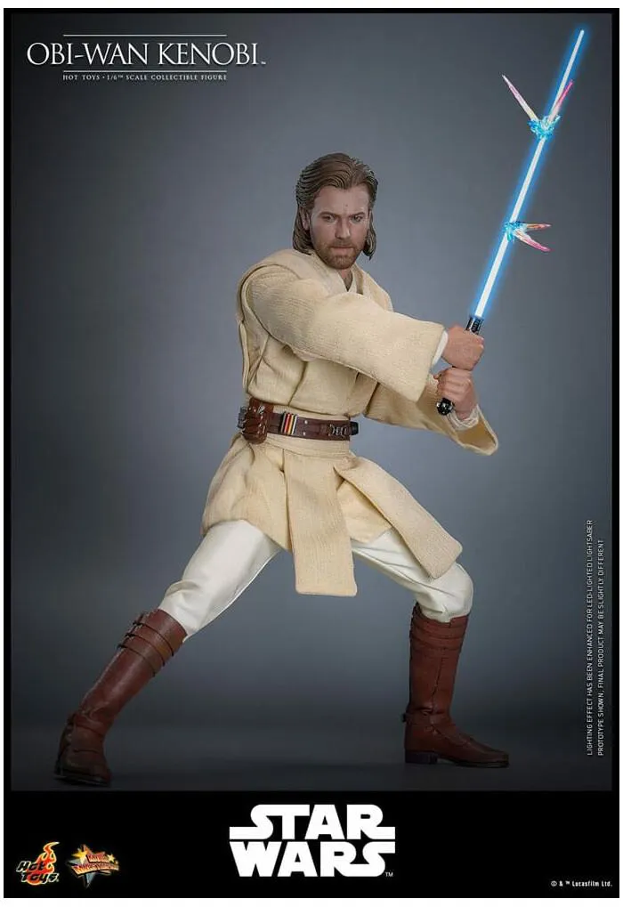 STAR WARS - Episode II - Attack of the Clones - Obi-Wan Kenobi 1/6 Action Figure 12" MMS808