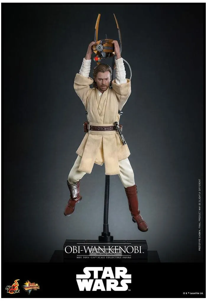STAR WARS - Episode II - Attack of the Clones - Obi-Wan Kenobi 1/6 Action Figure 12" MMS808