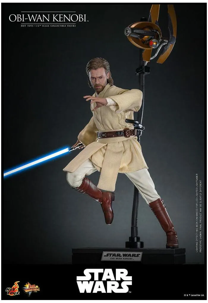 STAR WARS - Episode II - Attack of the Clones - Obi-Wan Kenobi 1/6 Action Figure 12" MMS808