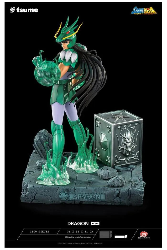 SAINT SEIYA - Dragon Shiryu HQS+ 1/4 Statue
