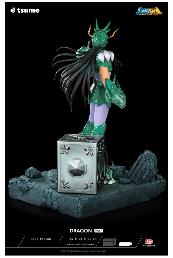 SAINT SEIYA - Dragon Shiryu HQS+ 1/4 Statue