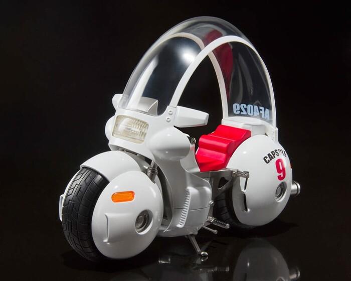 DRAGON BALL - Bulma's Motorcycle Hoipoi Capsule No. 9 S.H. Figuarts Vehicle with Figure Action Figure