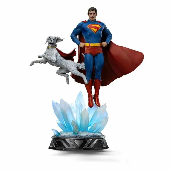 SUPERMAN 2025 - Superman Legacy - Superman & Krypto 1/10 Art Scale Statue