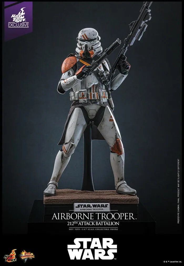 STAR WARS - Episode III - Airborne Trooper 212th Attack Battalion 1/6 Action Figure 12" MMS794