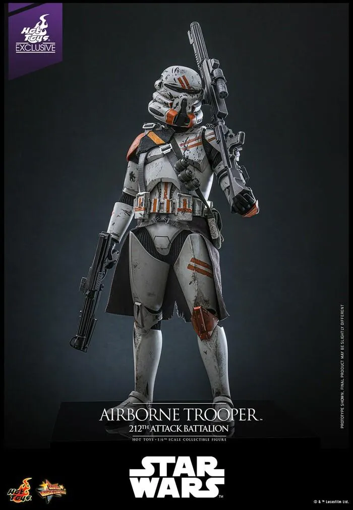 STAR WARS - Episode III - Airborne Trooper 212th Attack Battalion 1/6 Action Figure 12" MMS794