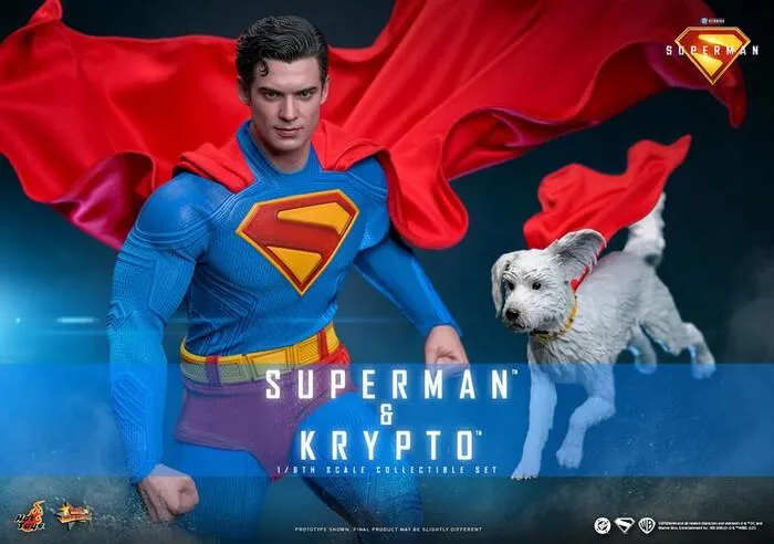 SUPERMAN 2025 - Superman & Krypto 1/6 Action Figure 12" MMS812
