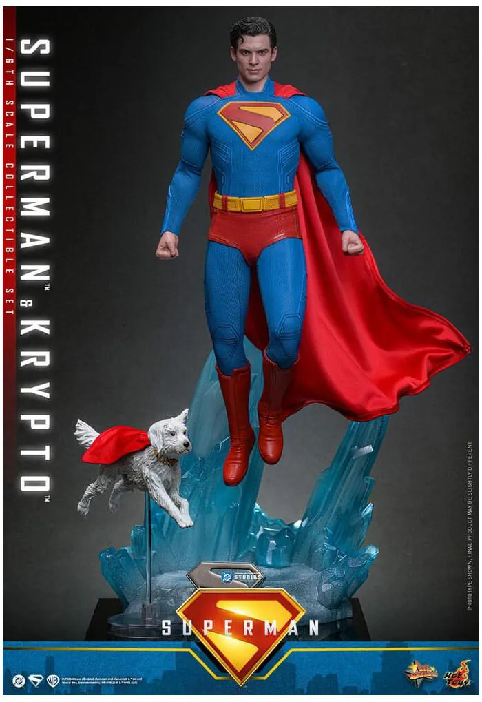 SUPERMAN 2025 - Superman & Krypto 1/6 Action Figure 12" MMS812