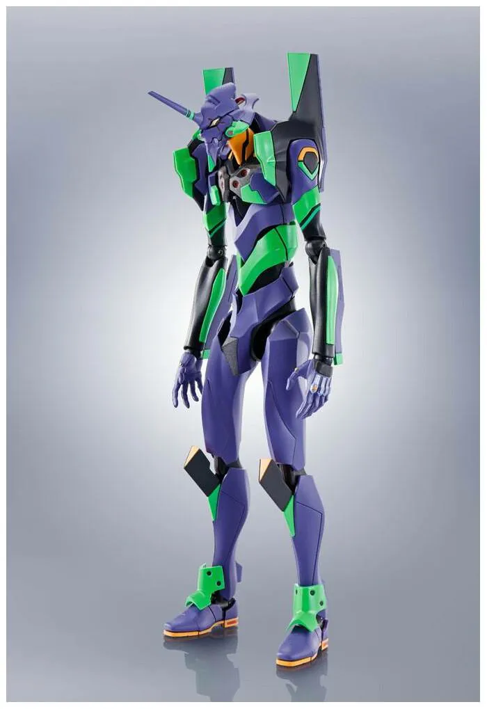 EVANGELION - 3.0+1.0 Thrice Upon a Time - Robot Spirits Side Super - EVA-01 + Spear of Cassius Renewal Color Edition Action Figure