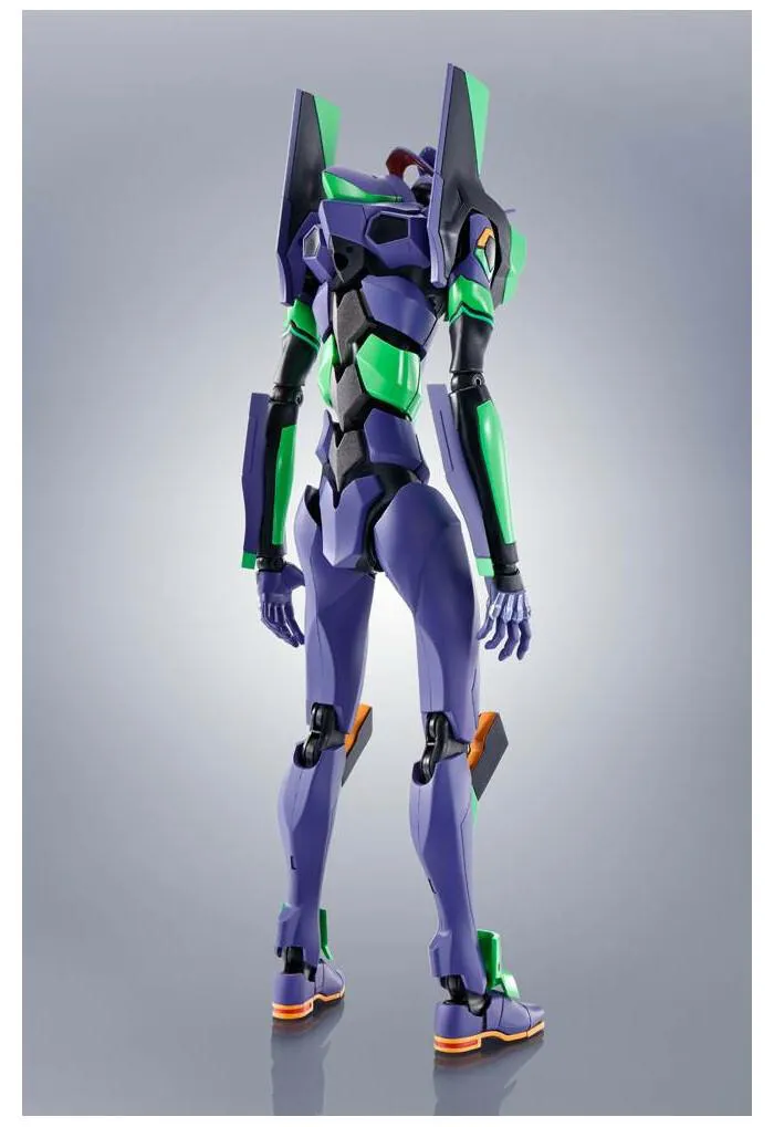 EVANGELION - 3.0+1.0 Thrice Upon a Time - Robot Spirits Side Super - EVA-01 + Spear of Cassius Renewal Color Edition Action Figure