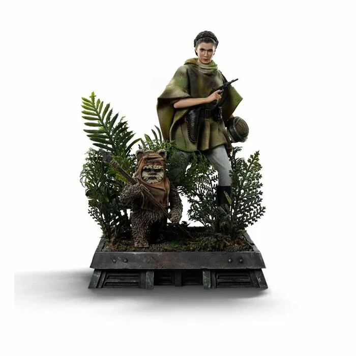 STAR WARS - Episode VI - Leia and Wicket 1/10 Art Scale Statue