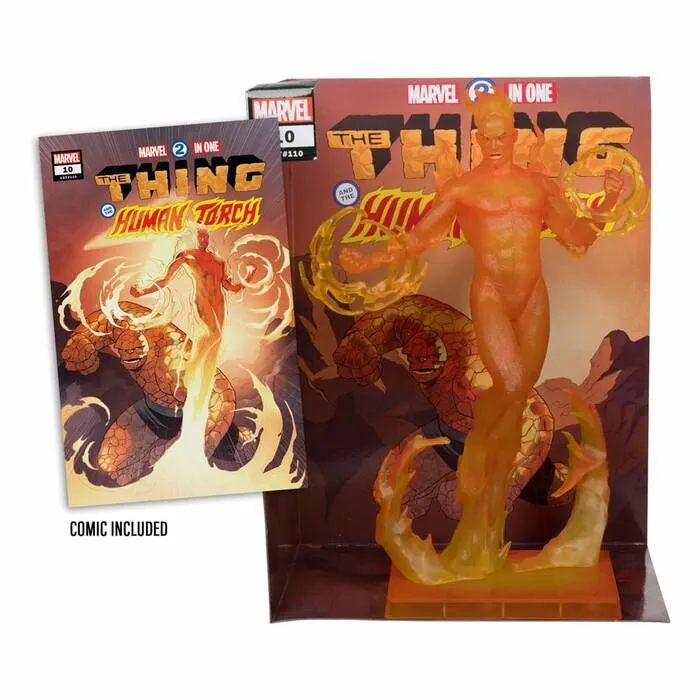 MARVEL - Human Torch Marvel 2 in 1 #10 1/6 Pvc Figure