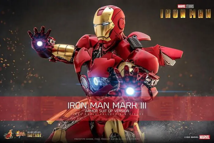 IRON MAN - Mark III Armor Suit Up Ver. 1/6 Action Figure 12" MMS825D72