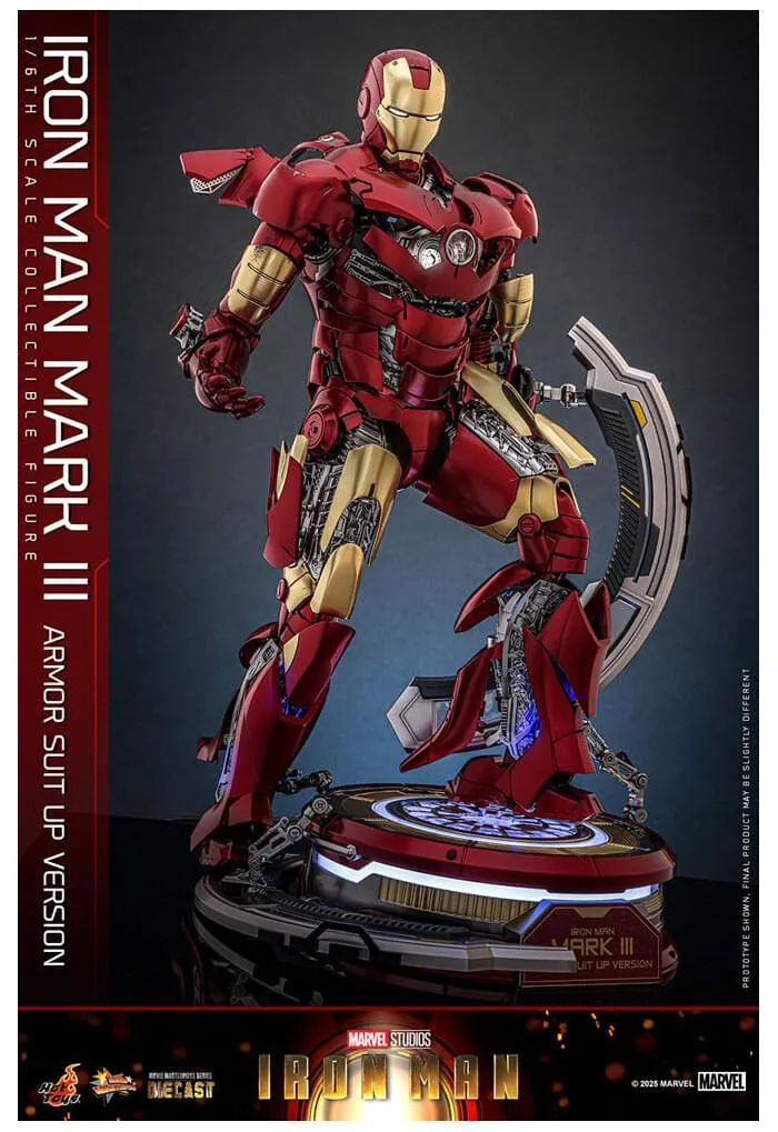 IRON MAN - Mark III Armor Suit Up Ver. 1/6 Action Figure 12" MMS825D72